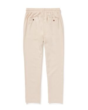 The Dandy Del Mar Brisa Linen Pant - Vintage Ivory in beige.