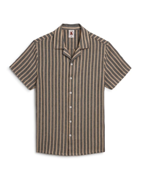 The Palma Shirt - Cacao Stripe