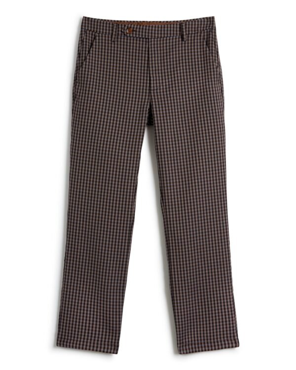 The Tresco Trouser - Tierra Houndstooth