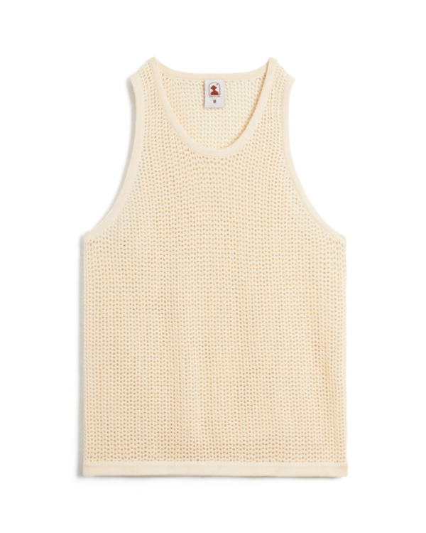 The Dominica Crochet Tank - Vintage Ivory