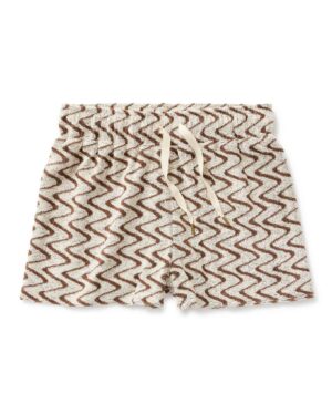 shorts with brown stripes of dandy del for women